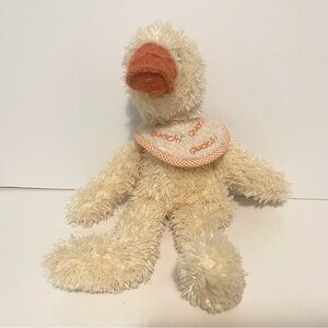 Boyd's Collection Vintage Baby Duck Plush Quack Rattle Plush Duck 1988/2000 14"